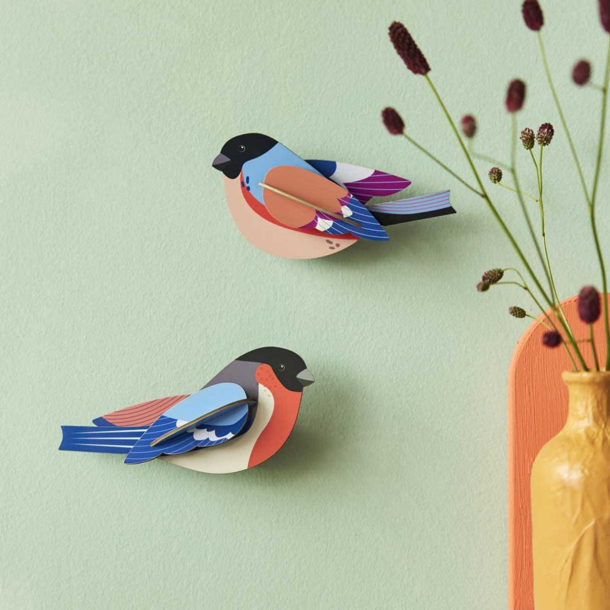 Birds & Flowers Wall Art
