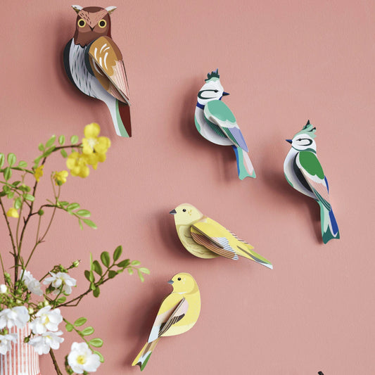 Birds & Flowers Wall Art