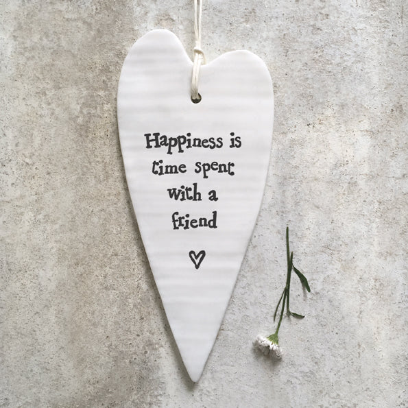 Friendship Hanging Hearts