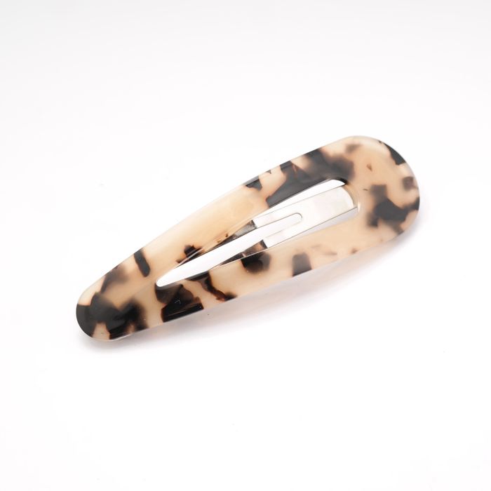 Cream Tortoiseshell Claw Clamps
