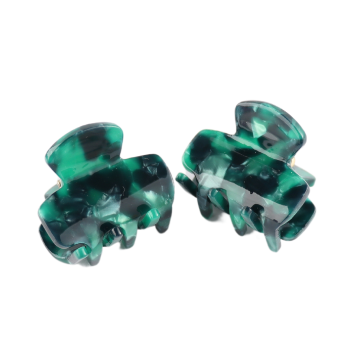 Green Sparkle Claw Clamps