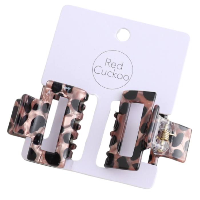 Leopard Print Claw Clamps