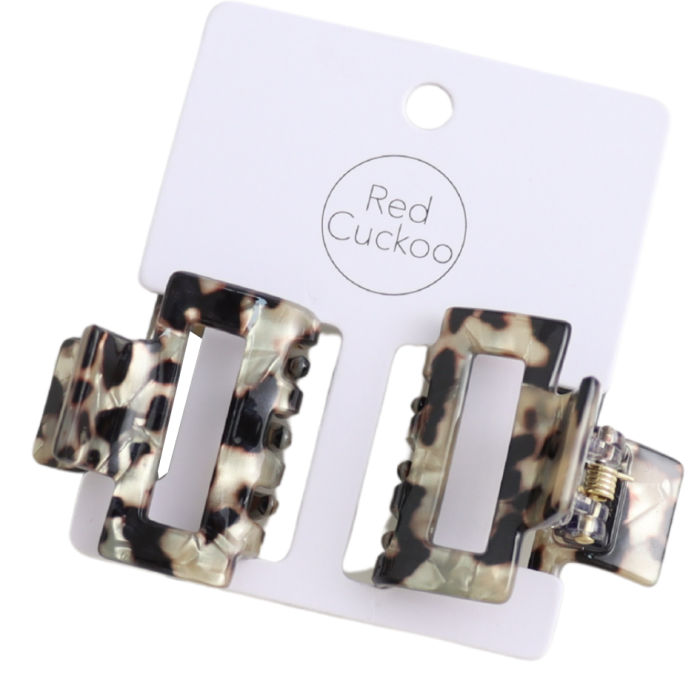 Leopard Print Claw Clamps