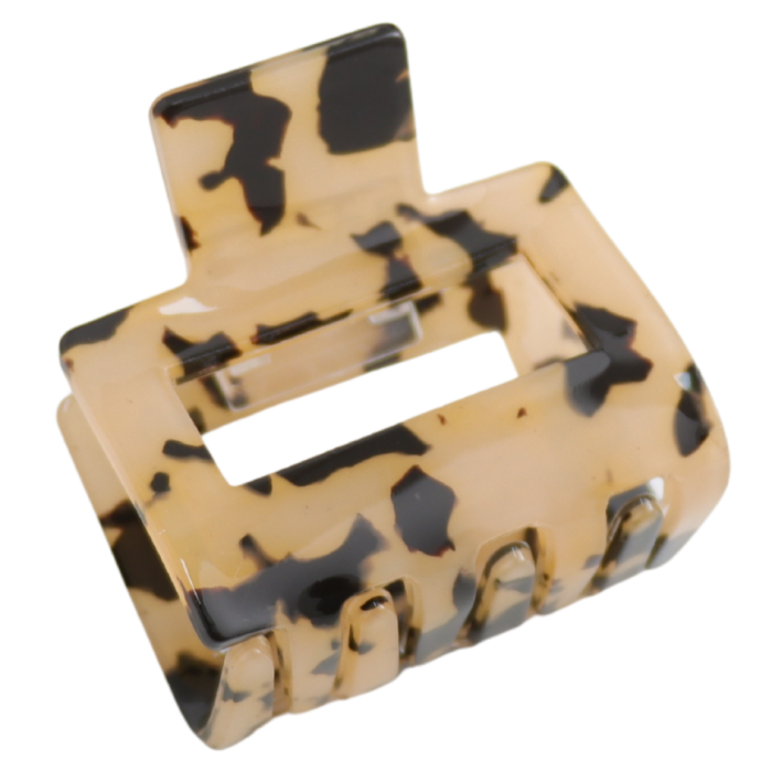 Cream Tortoiseshell Claw Clamps