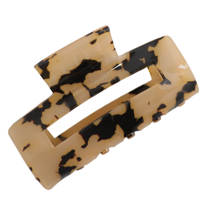Cream Tortoiseshell Claw Clamps