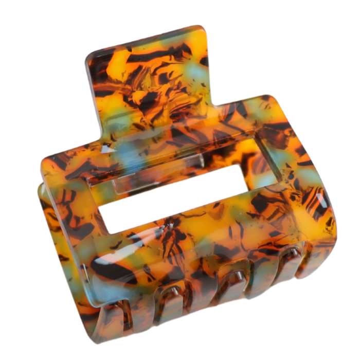 Orange & Blue Tortoiseshell Clamps