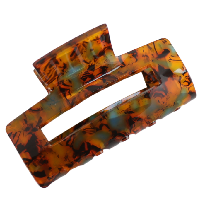 Orange & Blue Tortoiseshell Clamps