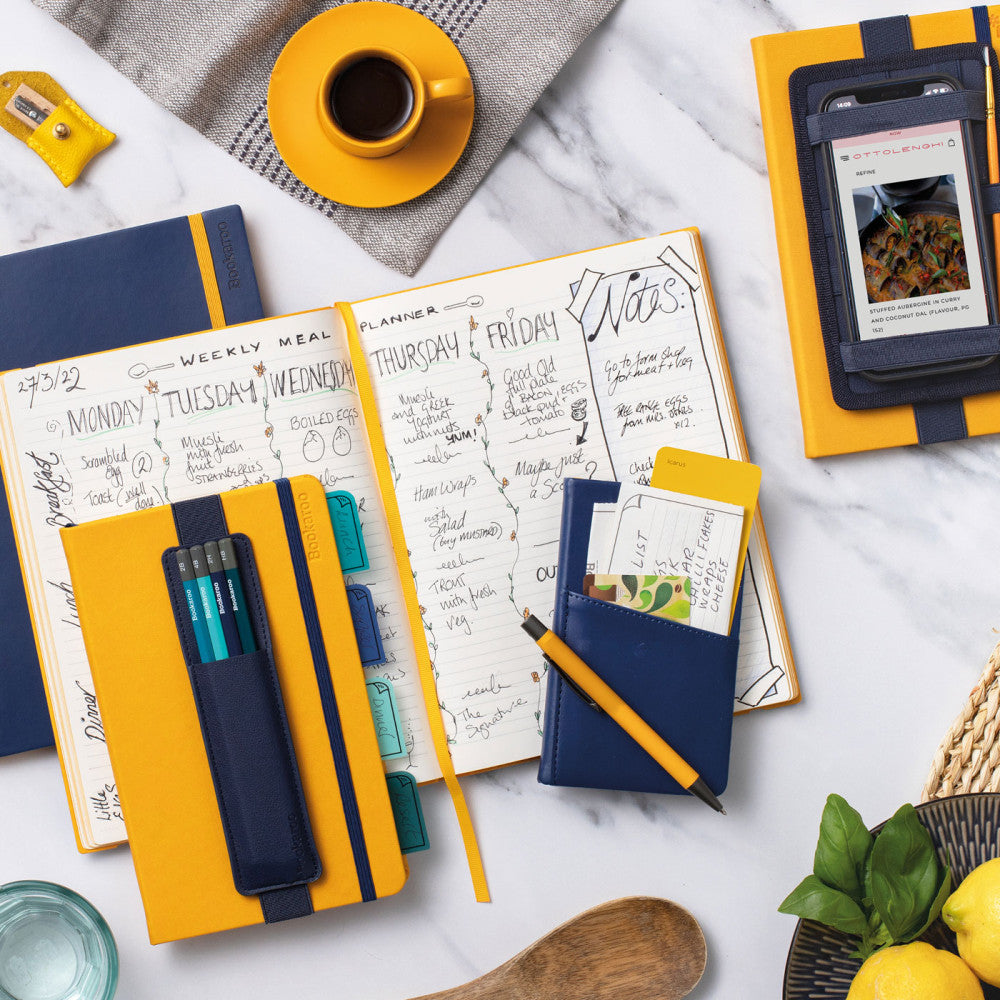 Navy & Yellow Stationery