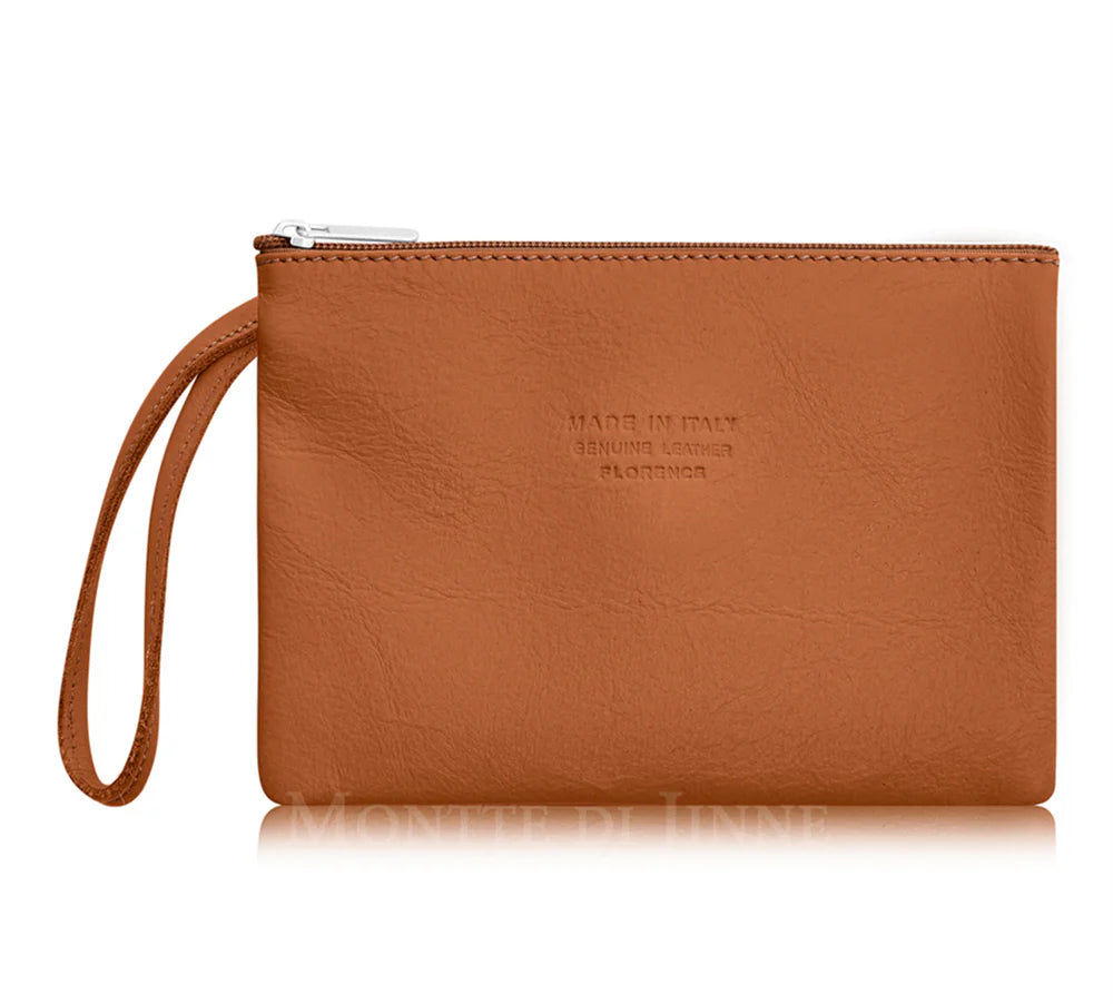 Soft Leather Wristlet Coin Purse