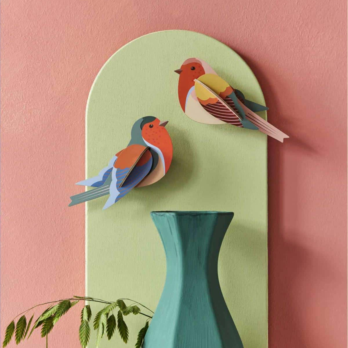 Birds & Flowers Wall Art