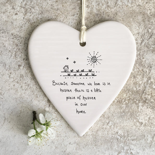 Thinking of You & Sympathy Hanging Hearts