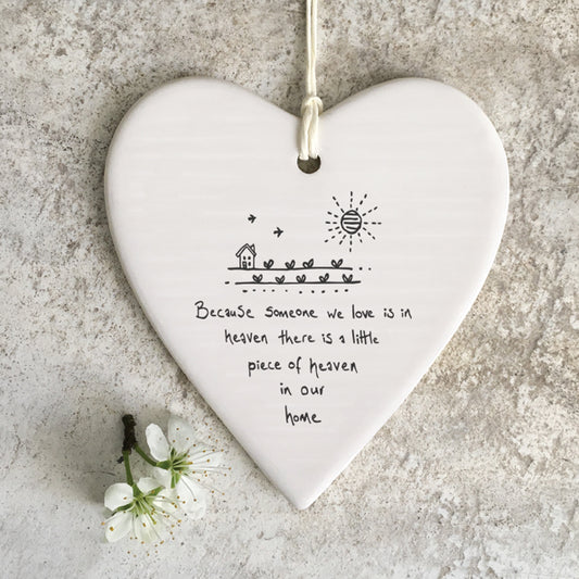 Thinking of You & Sympathy Hanging Hearts