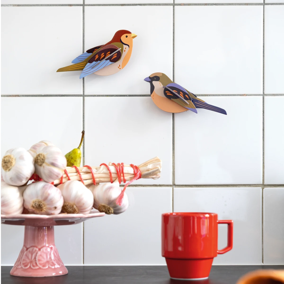 Birds & Flowers Wall Art