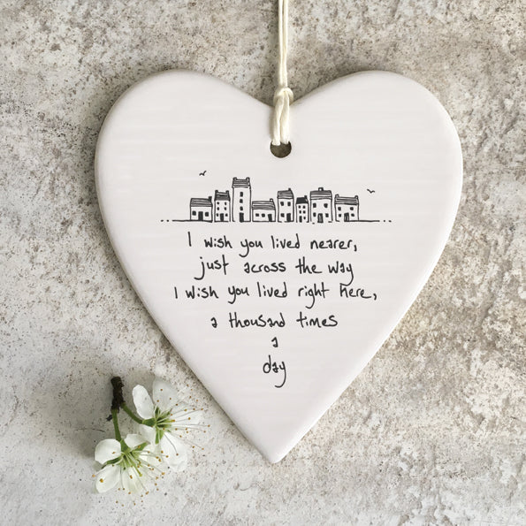 Friendship Hanging Hearts