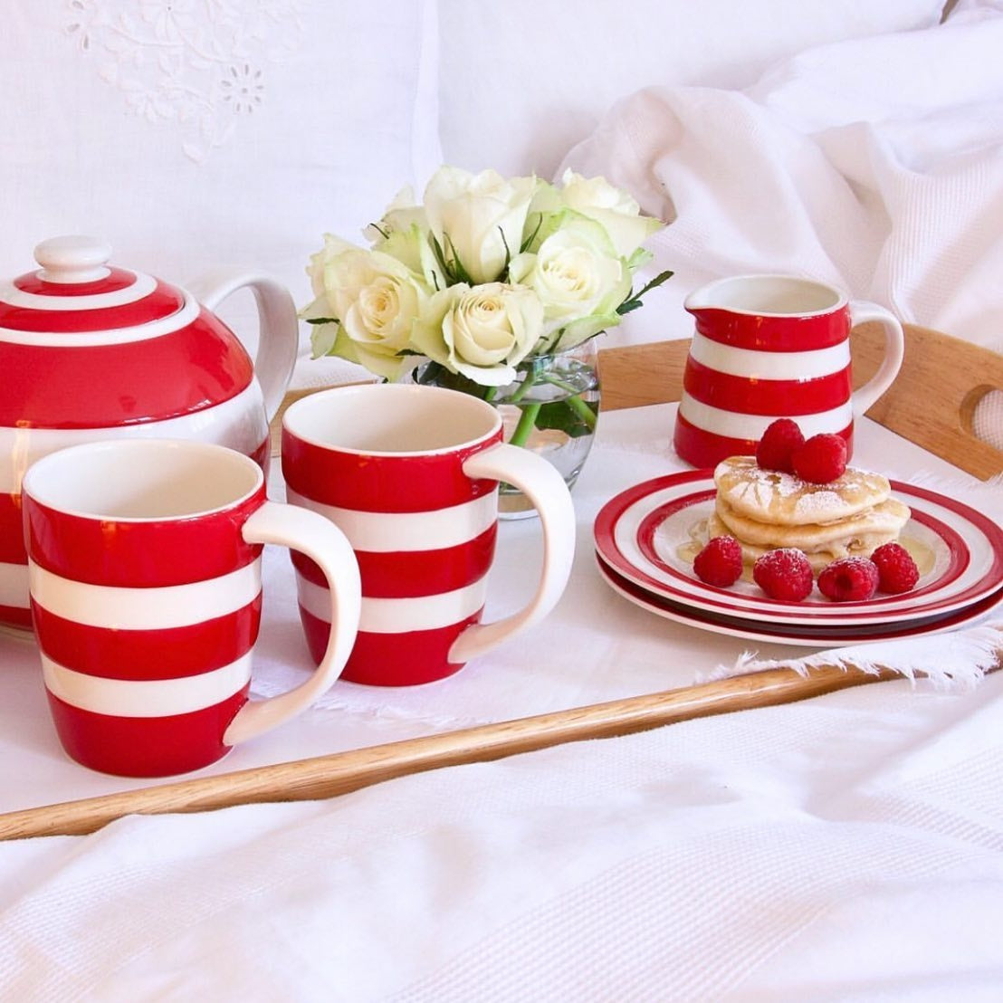 Red Cornishware Collection