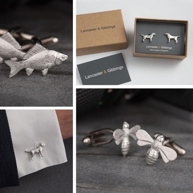 Pewter Cuff Link Collection