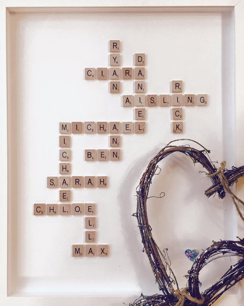 Scrabble Family Frame