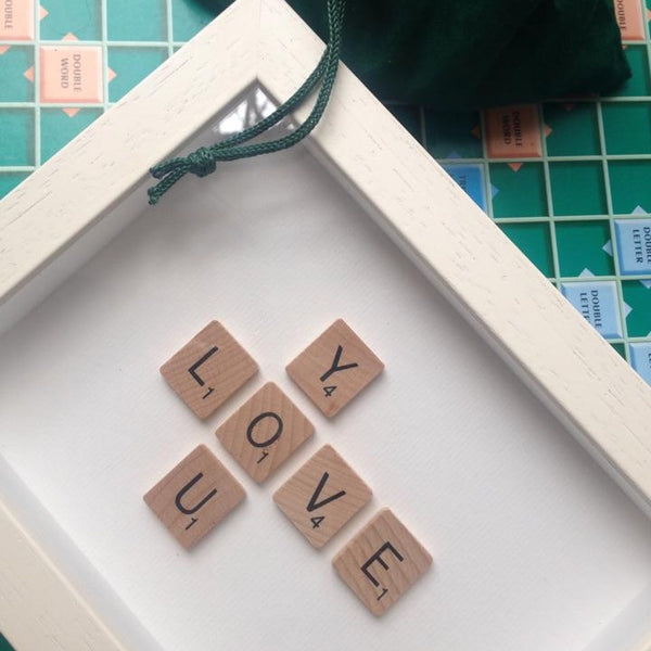 New Baby Scrabble Frame