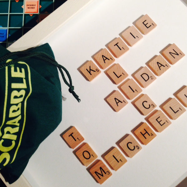 Scrabble Family Frame
