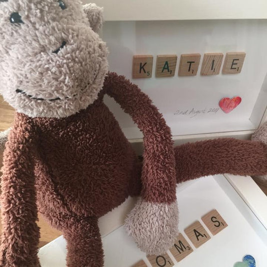 New Baby Scrabble Frame